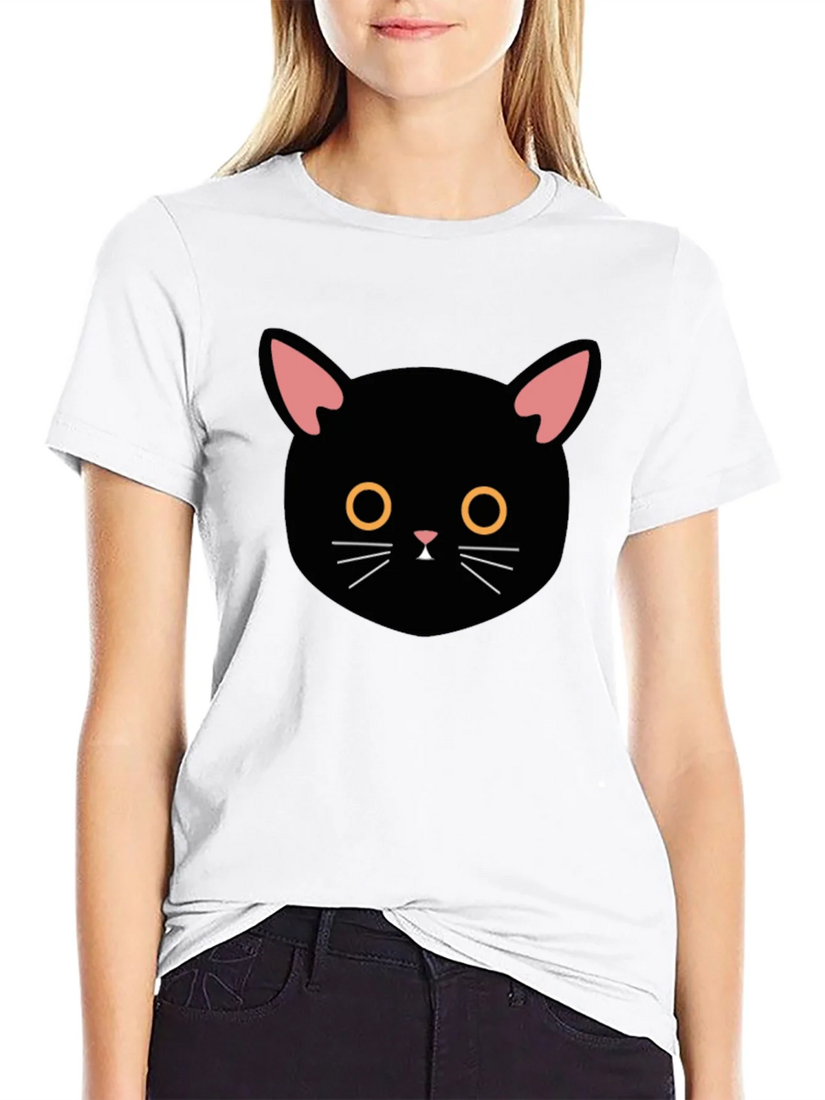 Black Cat Graphic Tee - Cute and Stylish Mens T-Shirt product image 5