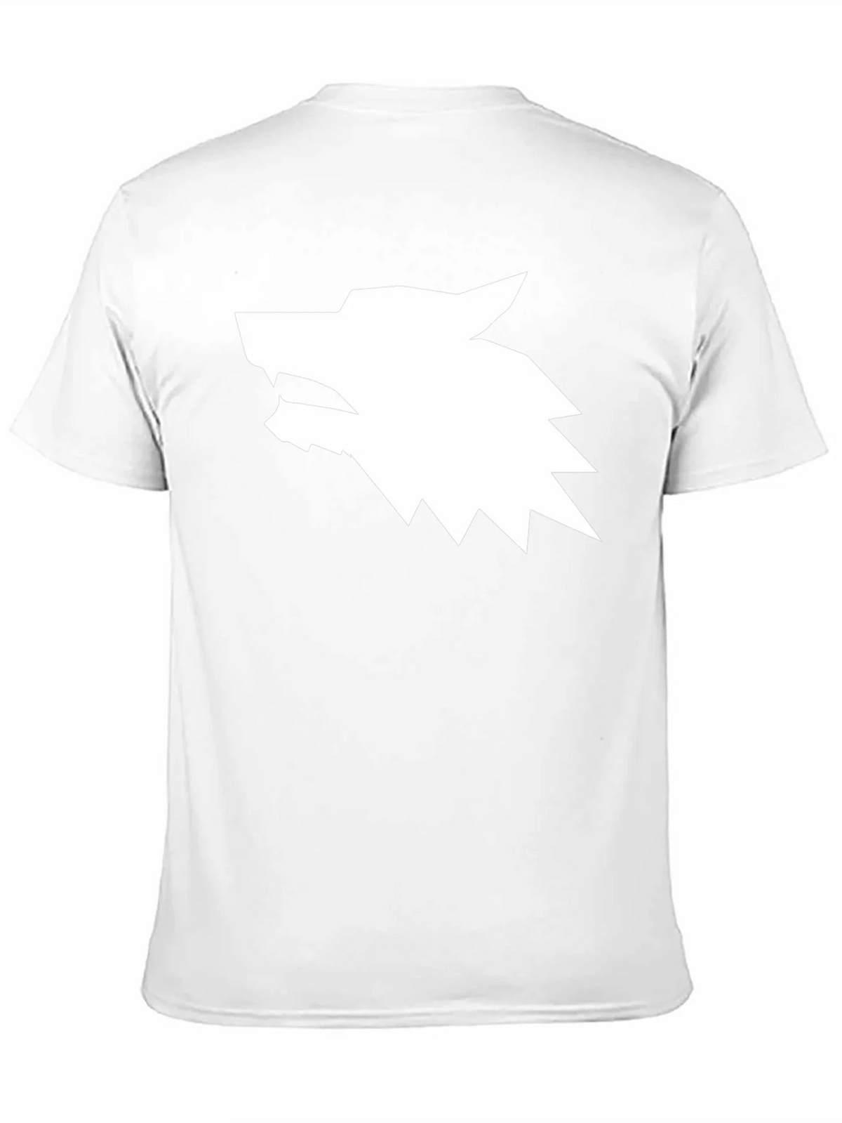Geometric Wolf Head Graphic Tee product image 10