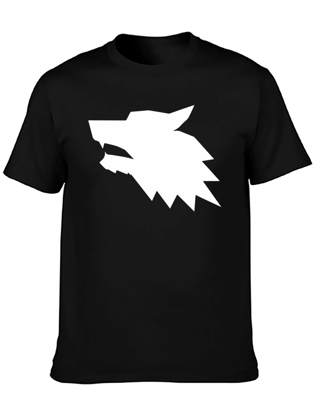 Geometric Wolf Head Graphic Tee product image 3
