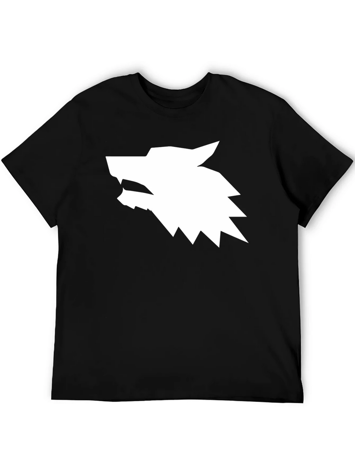 Geometric Wolf Head Graphic Tee product image 5