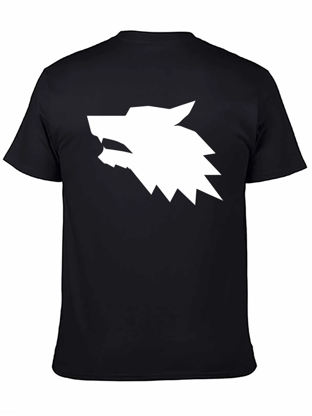 Geometric Wolf Head Graphic Tee product image 4