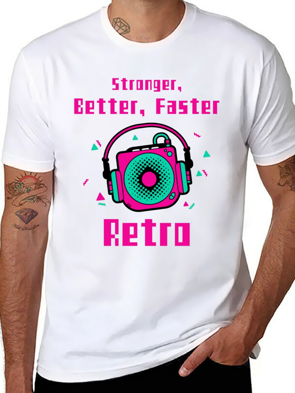 Retro Record Player Graphic Tee product image 7