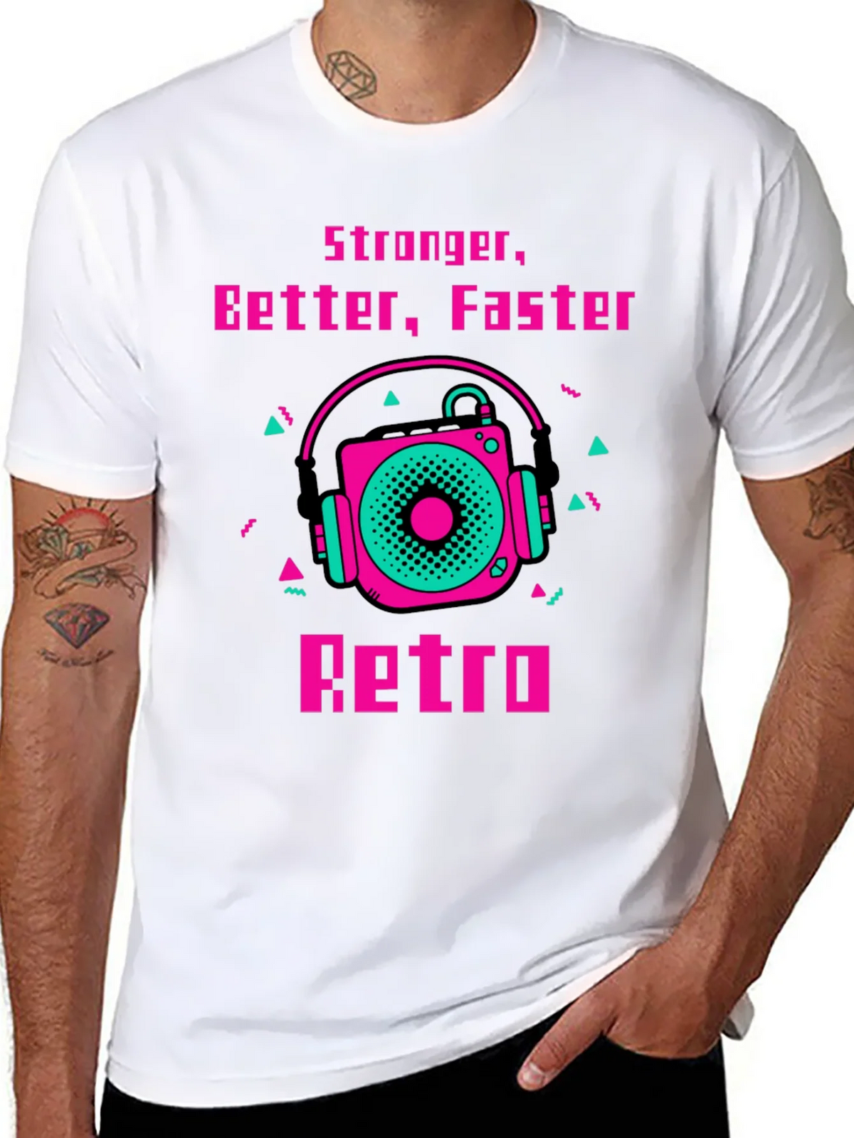 Retro Record Player Graphic Tee product image 7