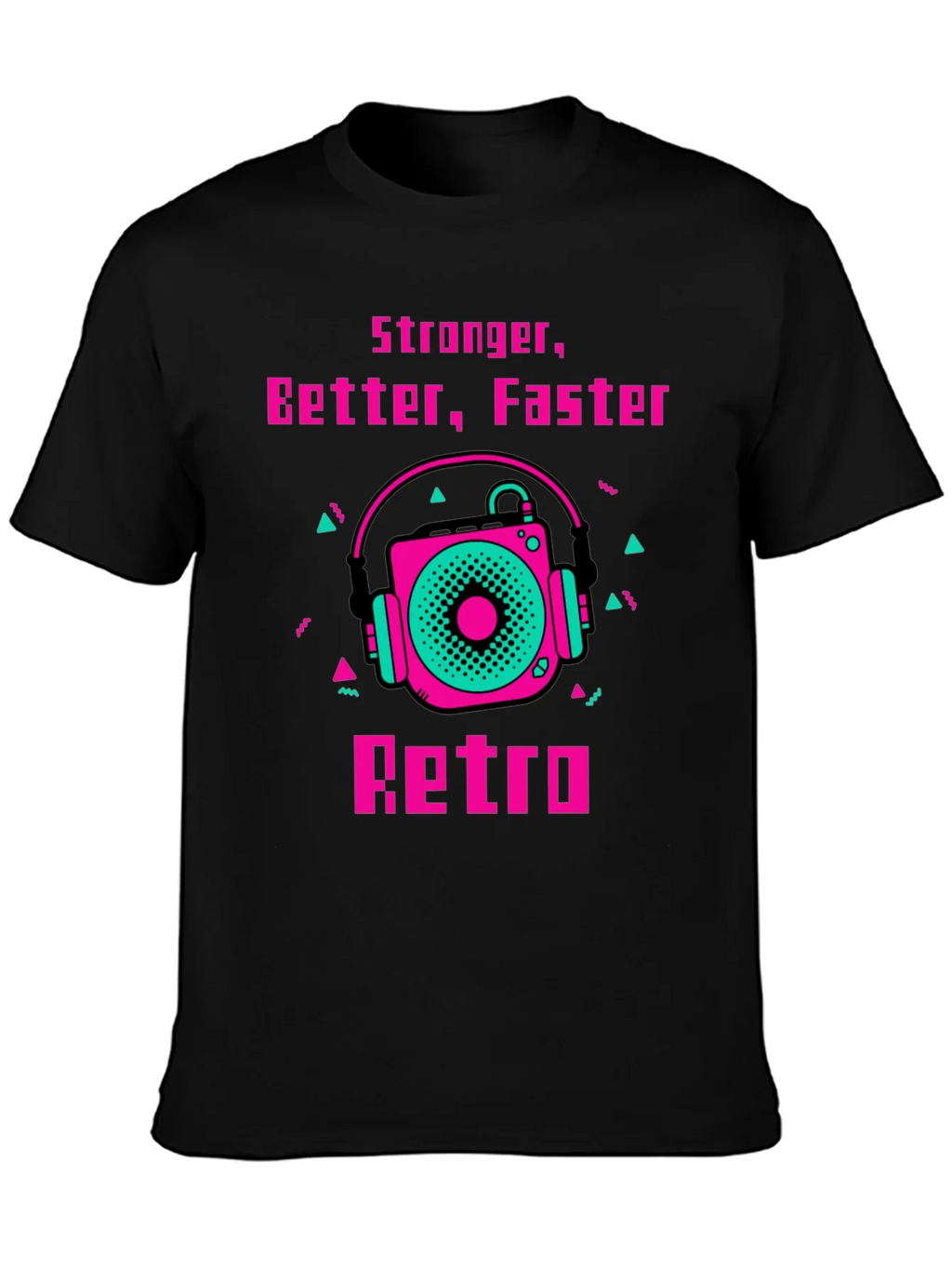 Retro Record Player Graphic Tee product image 3