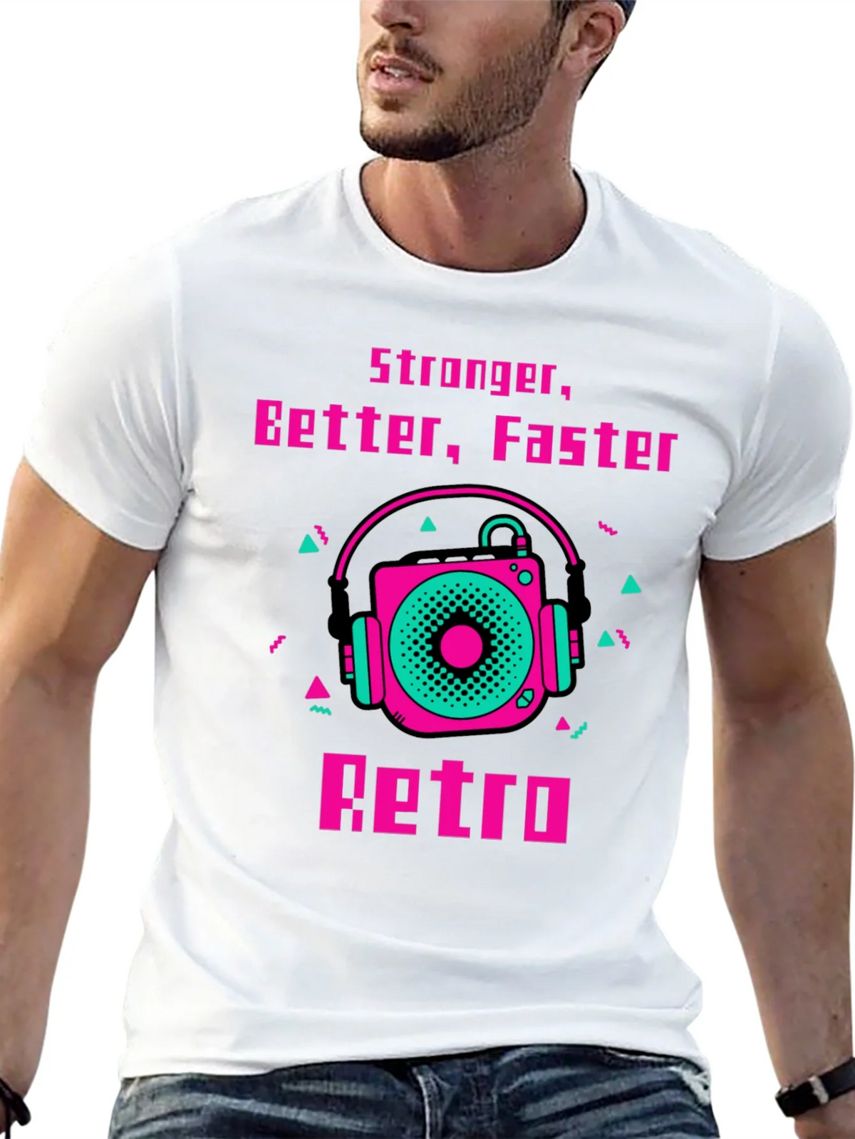 Retro Record Player Graphic Tee product image 12