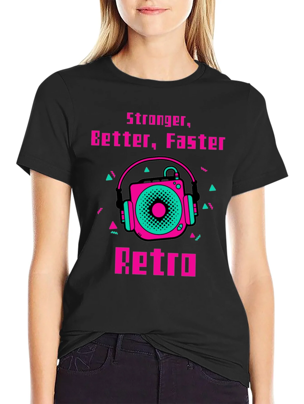 Retro Record Player Graphic Tee product image 2