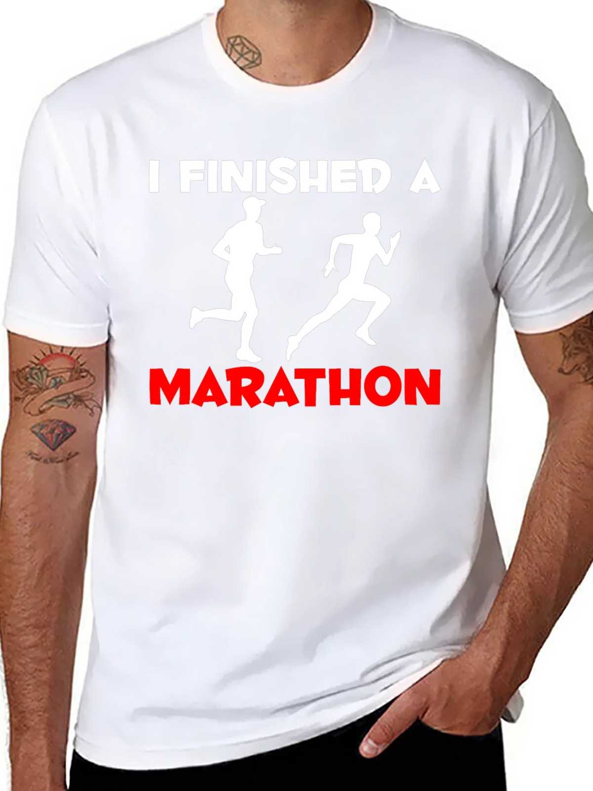 I Finished A Marathon T-Shirt product image 7