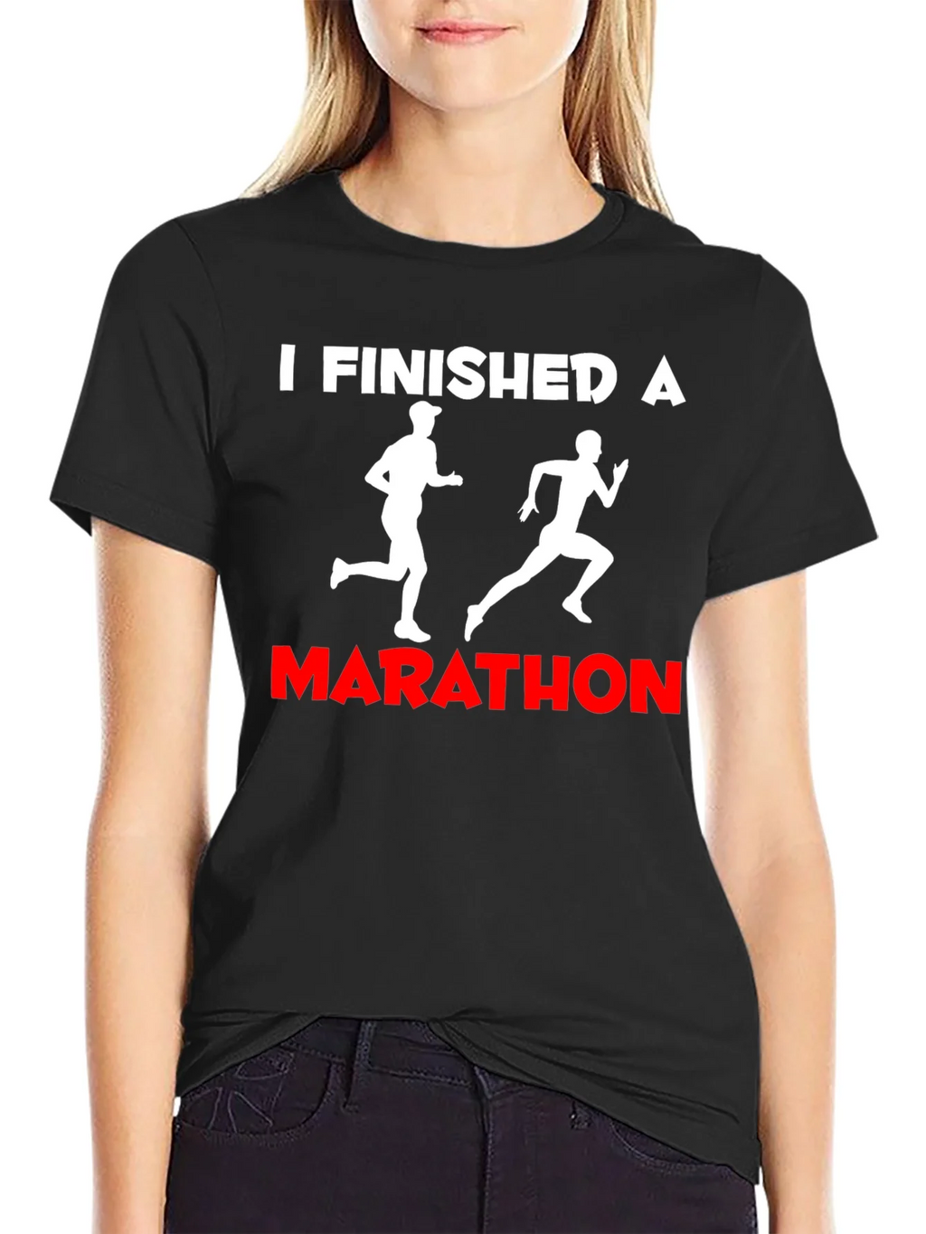 I Finished A Marathon T-Shirt product image 2