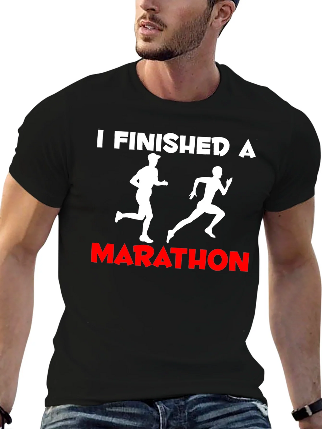 I Finished A Marathon T-Shirt product image 6