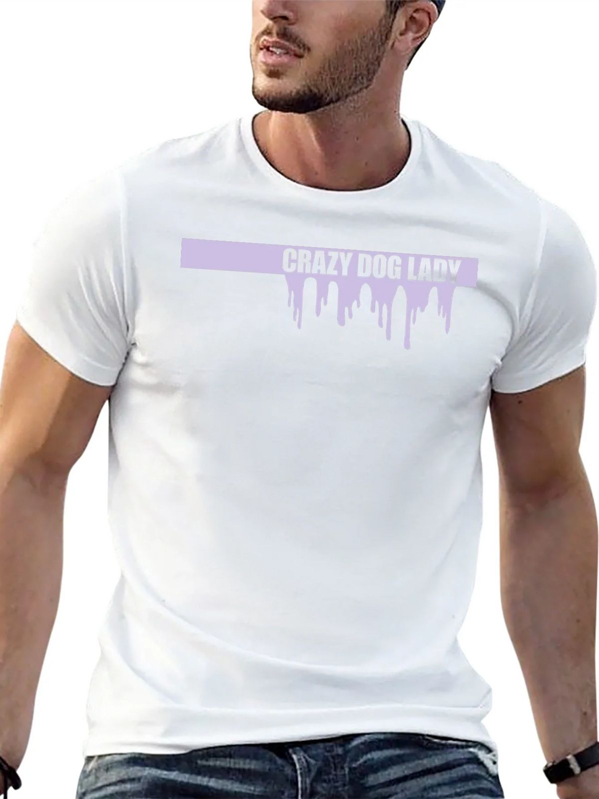 Crazy Dog Lady Graphic T-Shirt - Black product image 12