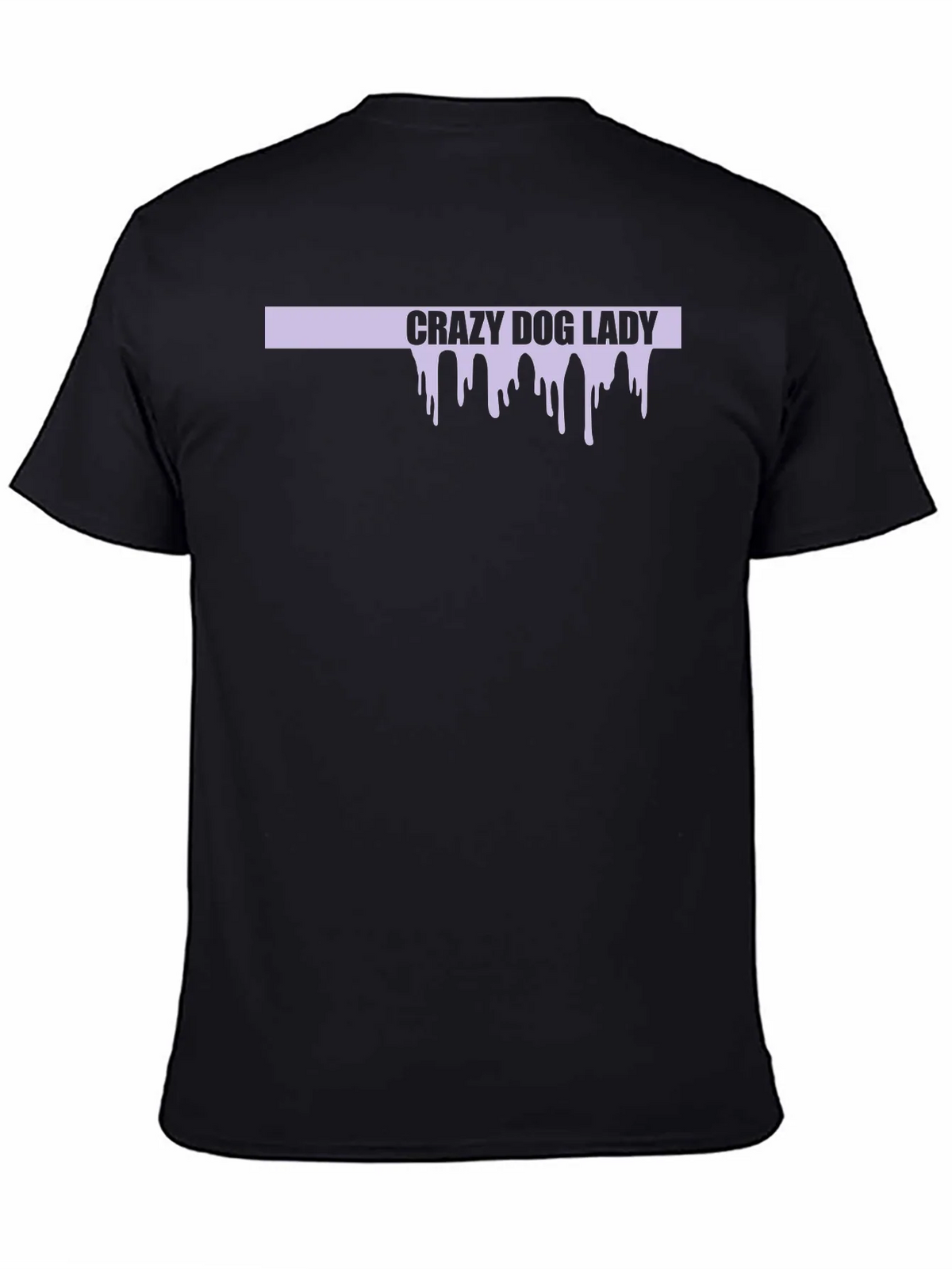 Crazy Dog Lady Graphic T-Shirt - Black product image 4