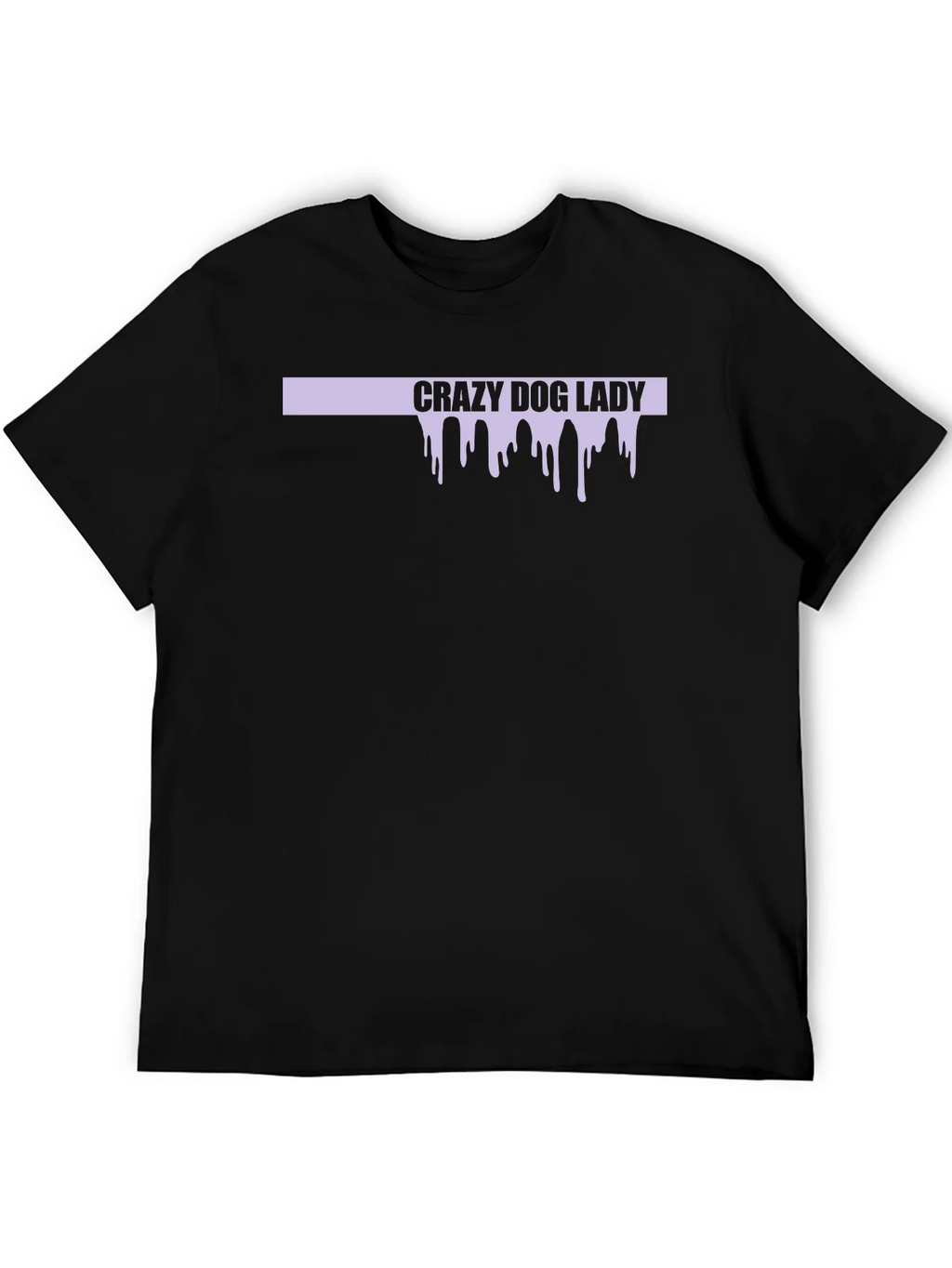 Crazy Dog Lady Graphic T-Shirt - Black product image 5