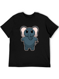 Cute Elephant Graphic T-Shirt product image 1
