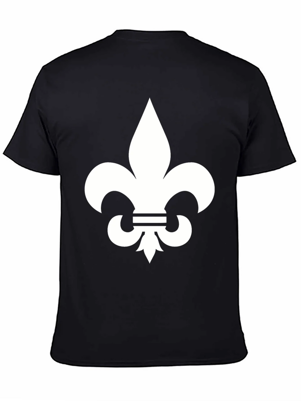 Fleur-de-lis Graphic Tee - Unisex Black T-Shirt product image 3