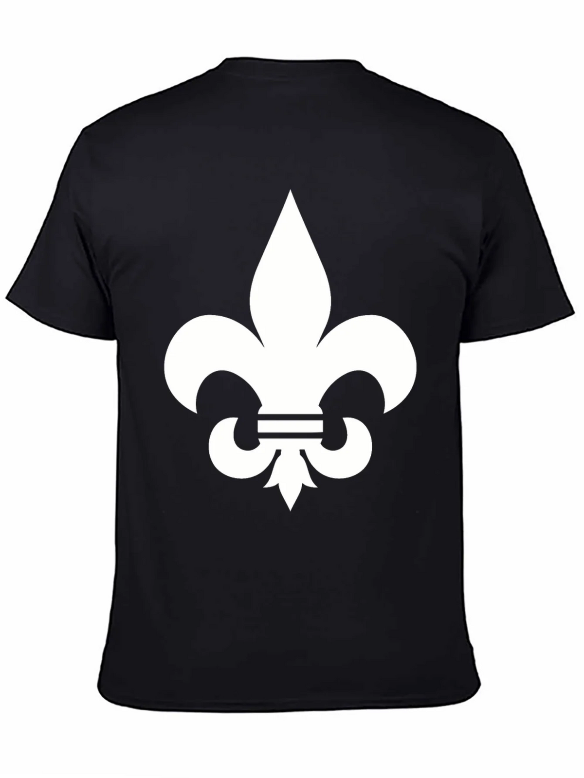 Fleur-de-lis Graphic Tee - Unisex Black T-Shirt product image 3