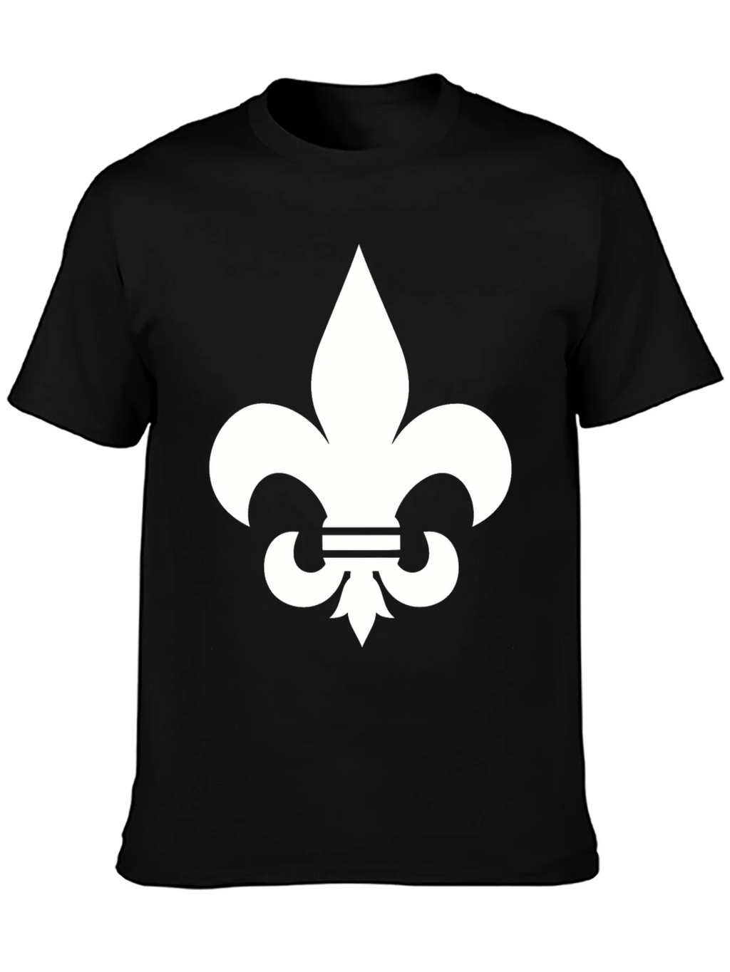 Fleur-de-lis Graphic Tee - Unisex Black T-Shirt product image 2