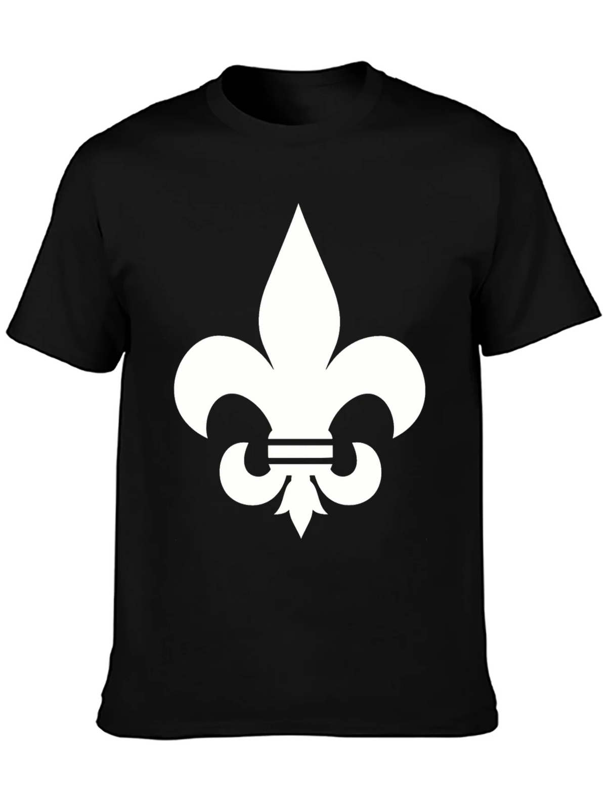 Fleur-de-lis Graphic Tee - Unisex Black T-Shirt product image 2