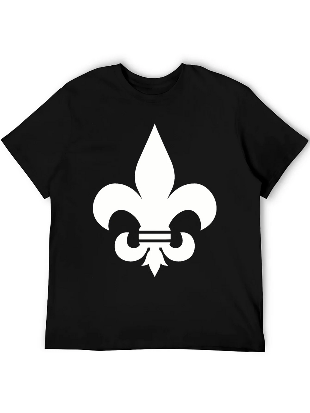Fleur-de-lis Graphic Tee - Unisex Black T-Shirt product image 4