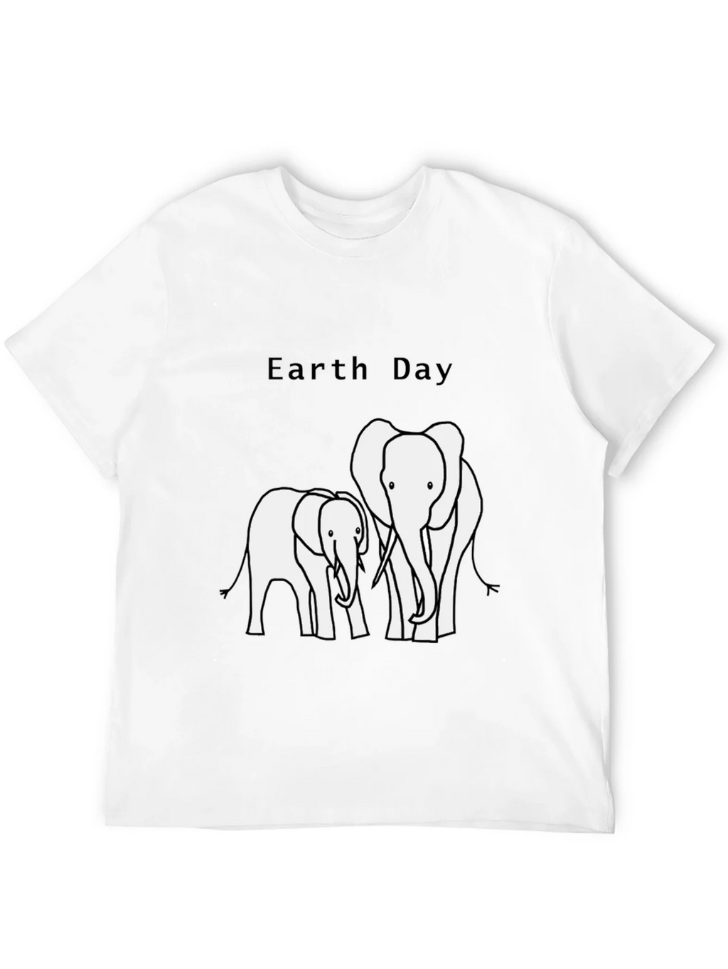 Earth Day Elephant Graphic T-Shirt product image 3