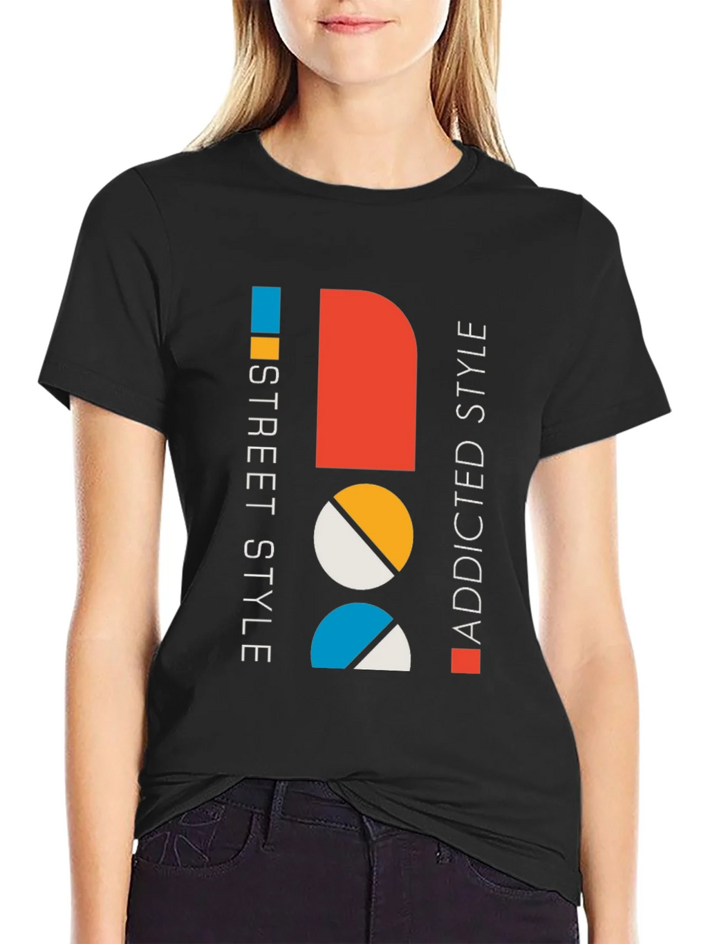 Modern Graphic Tee: Street Style Addicted Cotton Shirt product image 2