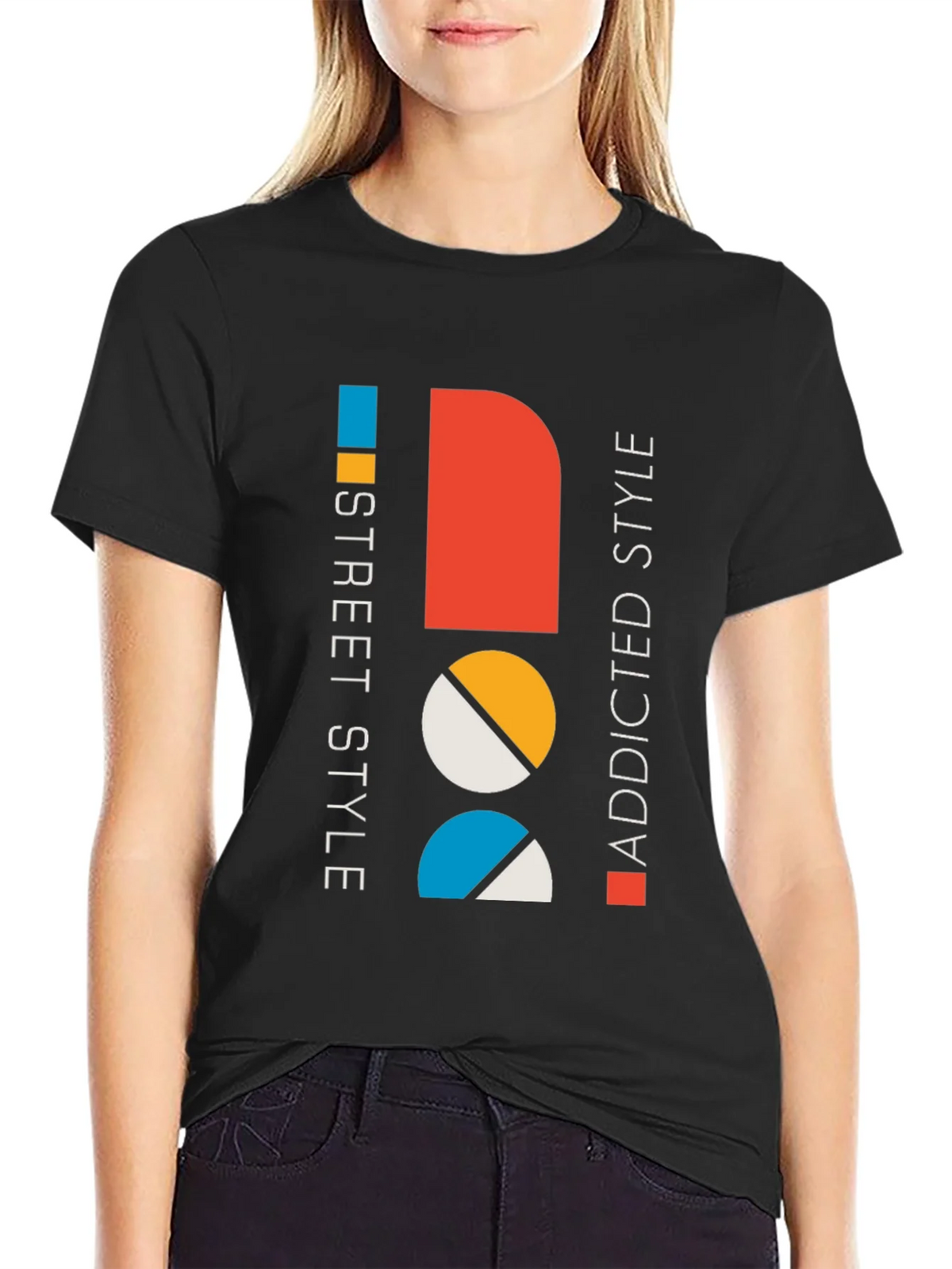 Modern Graphic Tee: Street Style Addicted Cotton Shirt product image 2