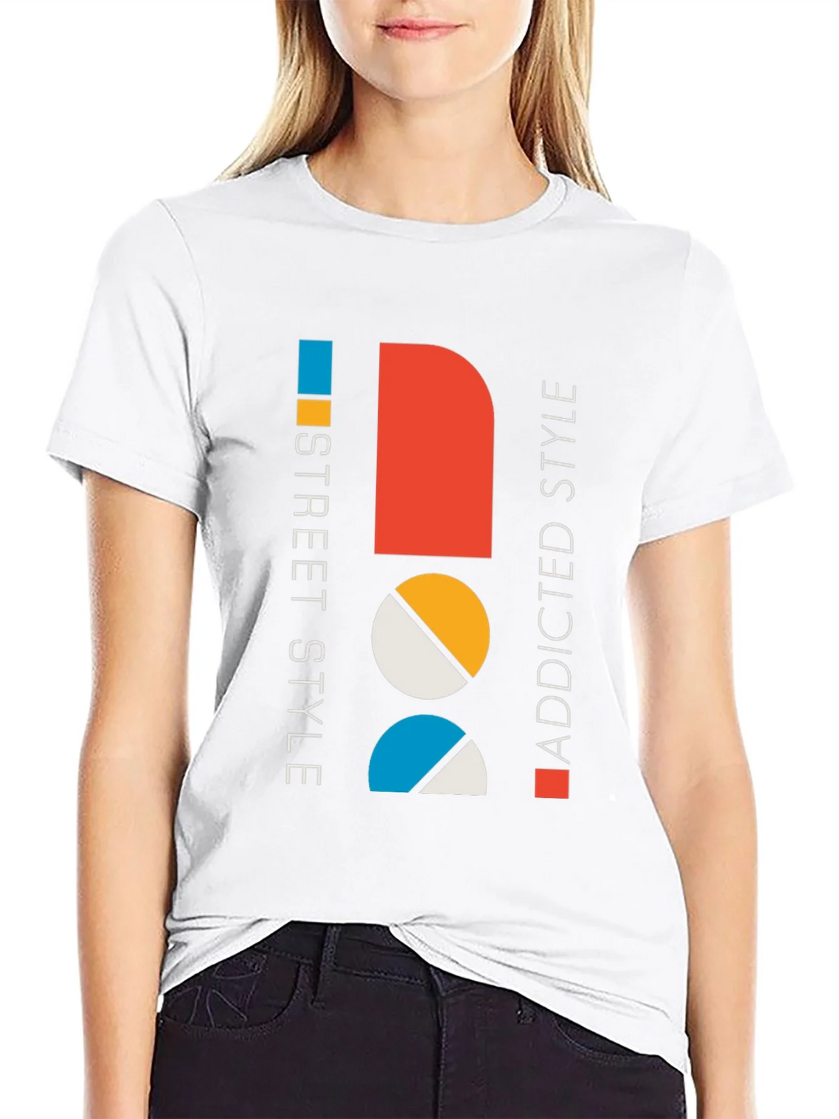 Modern Graphic Tee: Street Style Addicted Cotton Shirt product image 8