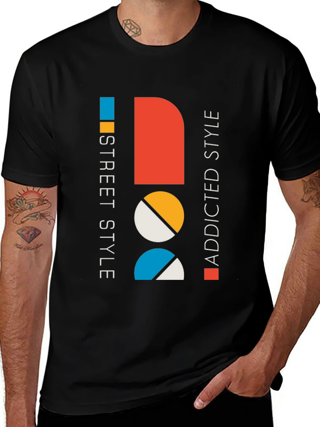 Modern Graphic Tee: Street Style Addicted Cotton Shirt product image 1