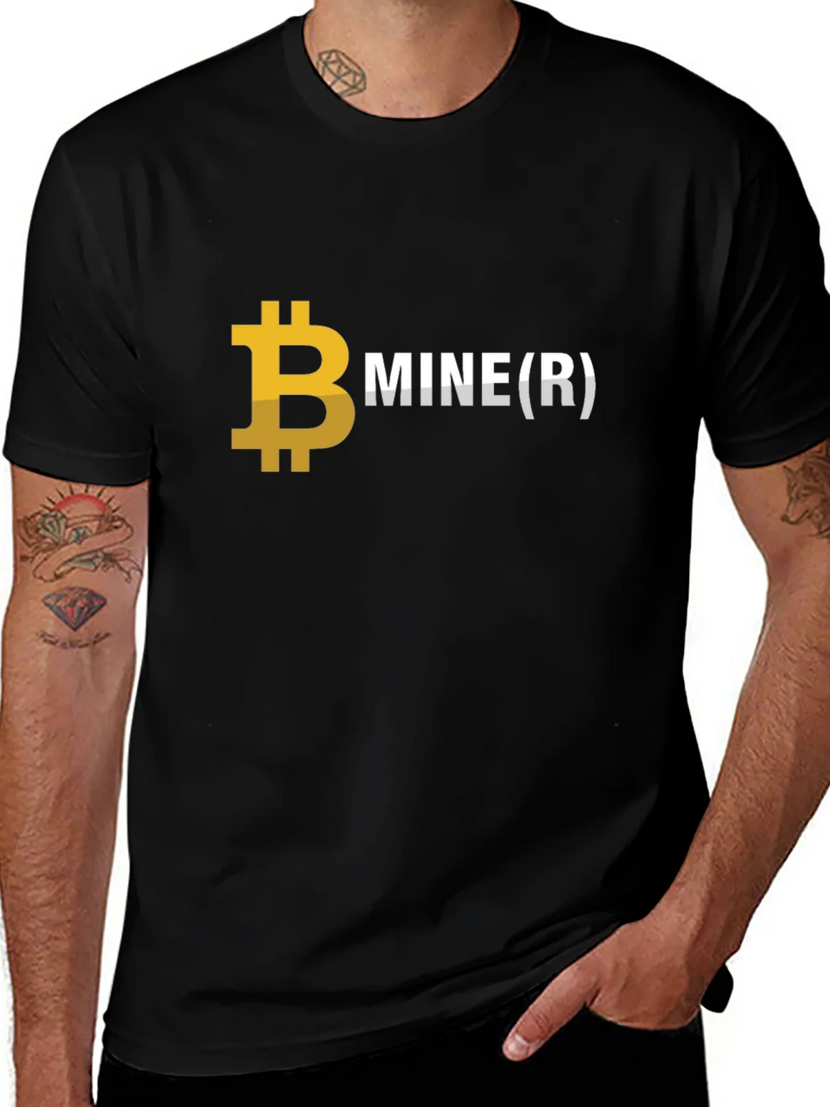 Bitcoin Mining Graphic Tee - Crypto Miner T-Shirt product image 1
