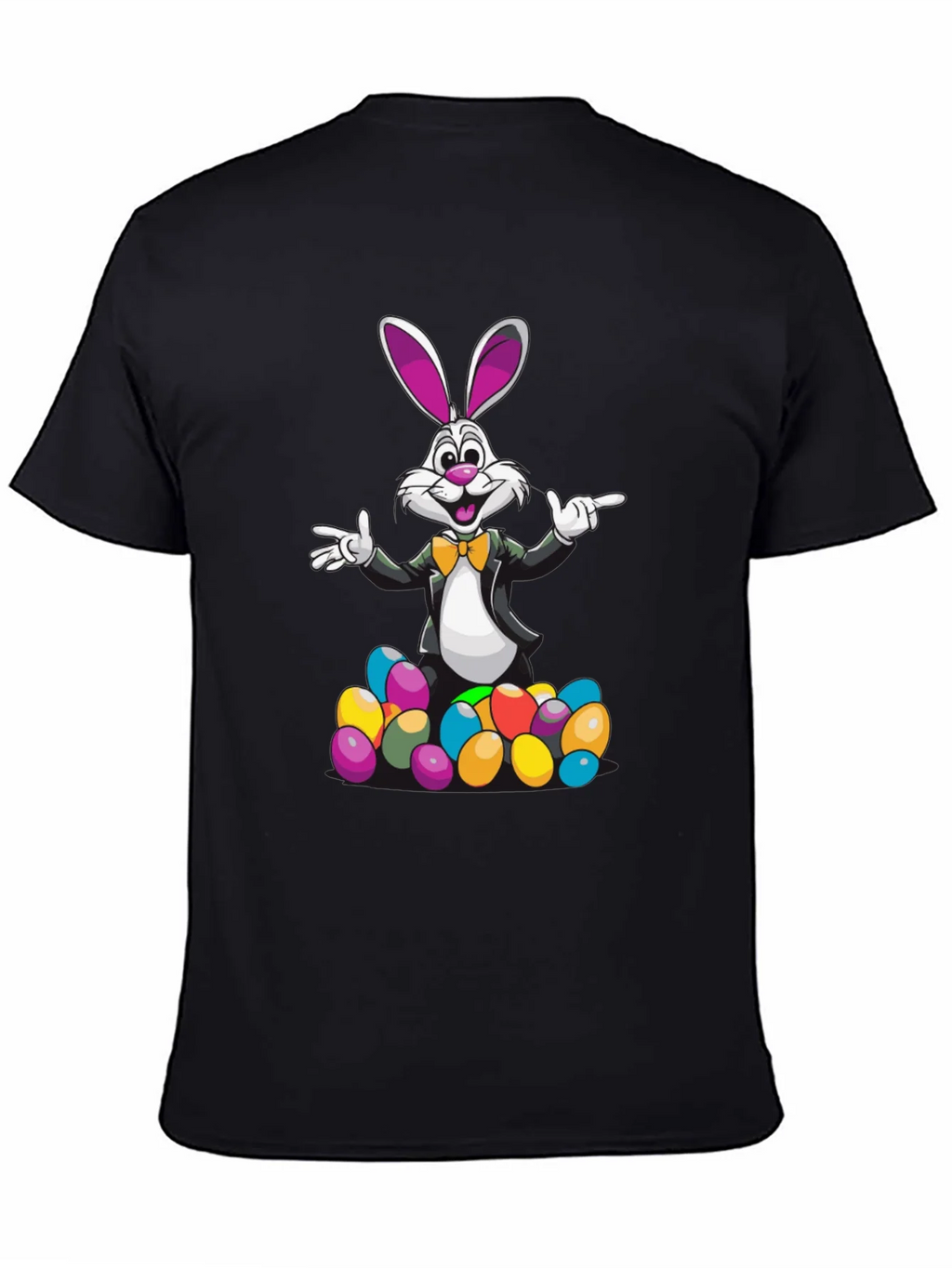 Easter Bunny T-Shirt with Colorful Eggs product image 4