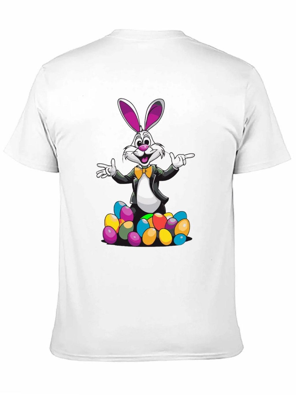Easter Bunny T-Shirt with Colorful Eggs product image 10