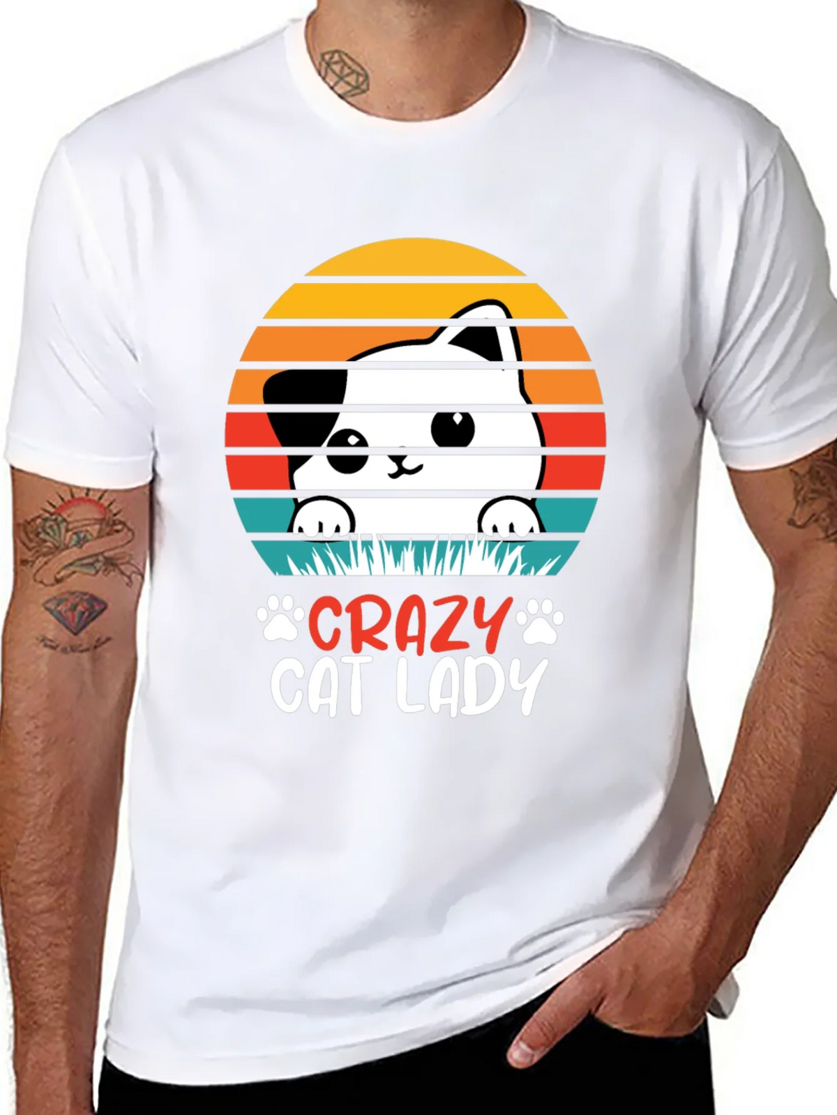Crazy Cat Lady Graphic Tee product image 3