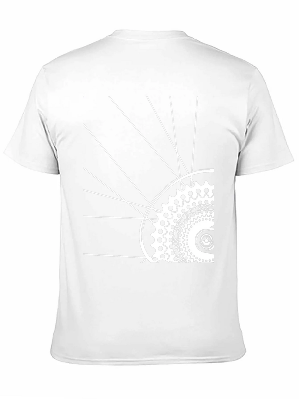 Cool Bike Wheel Graphic Tee - Black product image 10