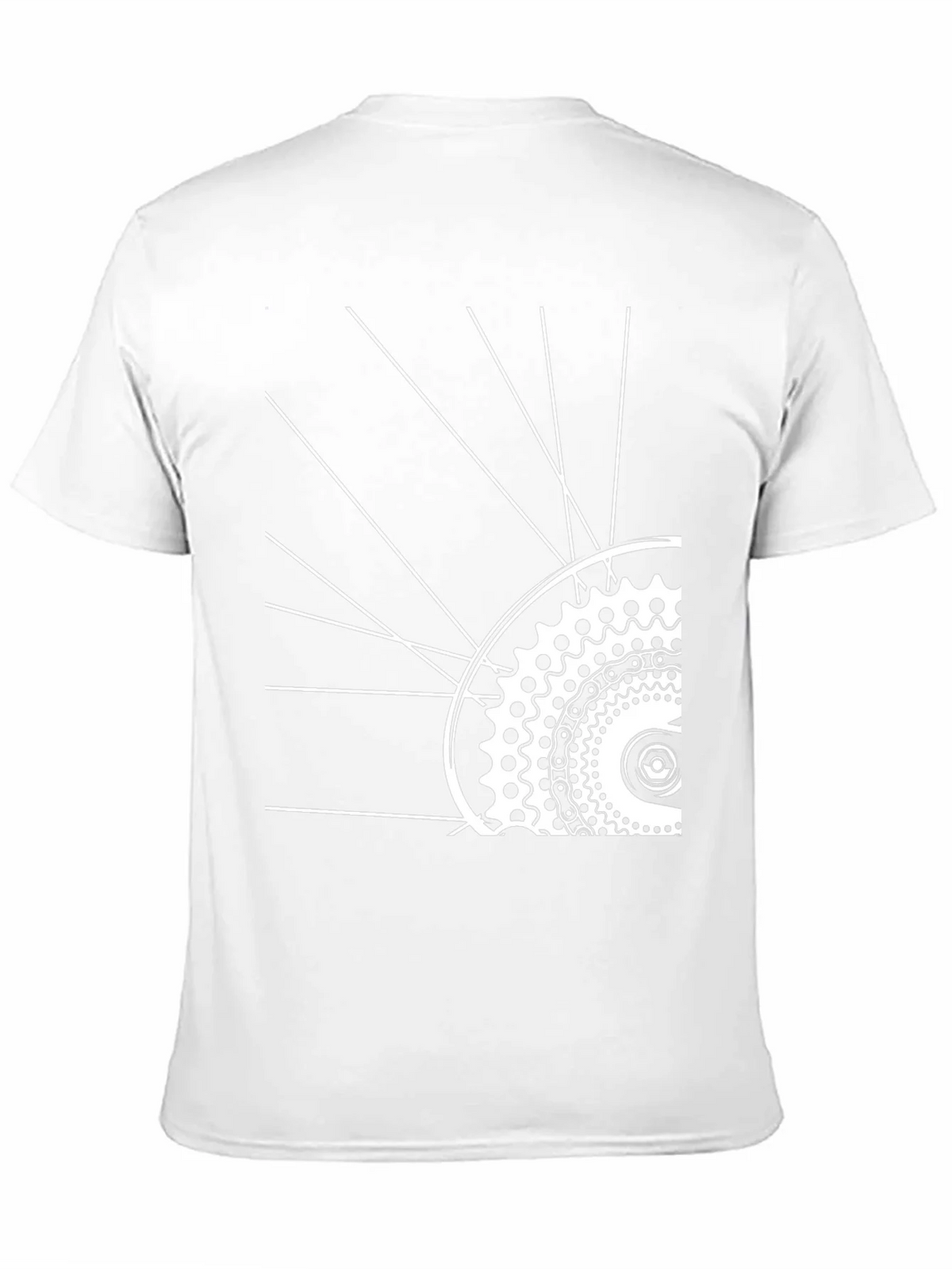 Cool Bike Wheel Graphic Tee - Black product image 10