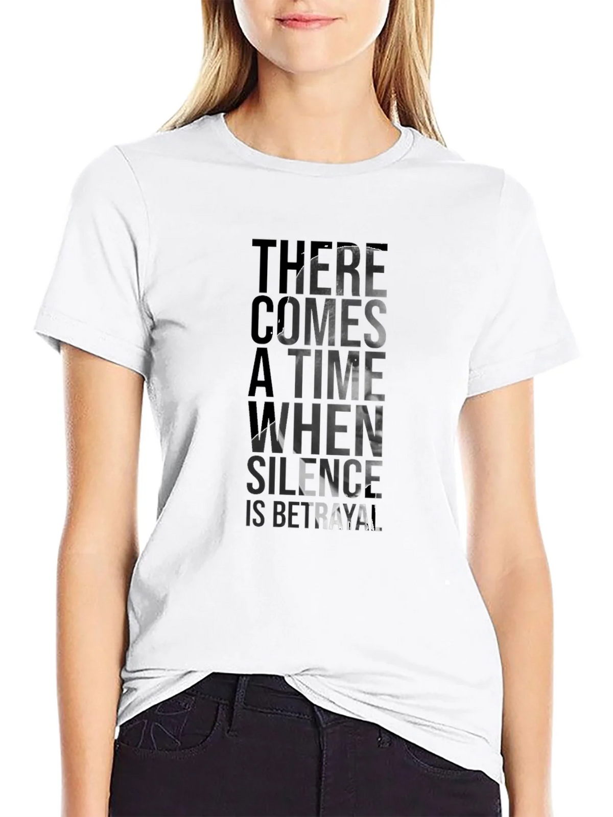 Statement Tee: Silence is Betrayal Graphic T-Shirt product image 3