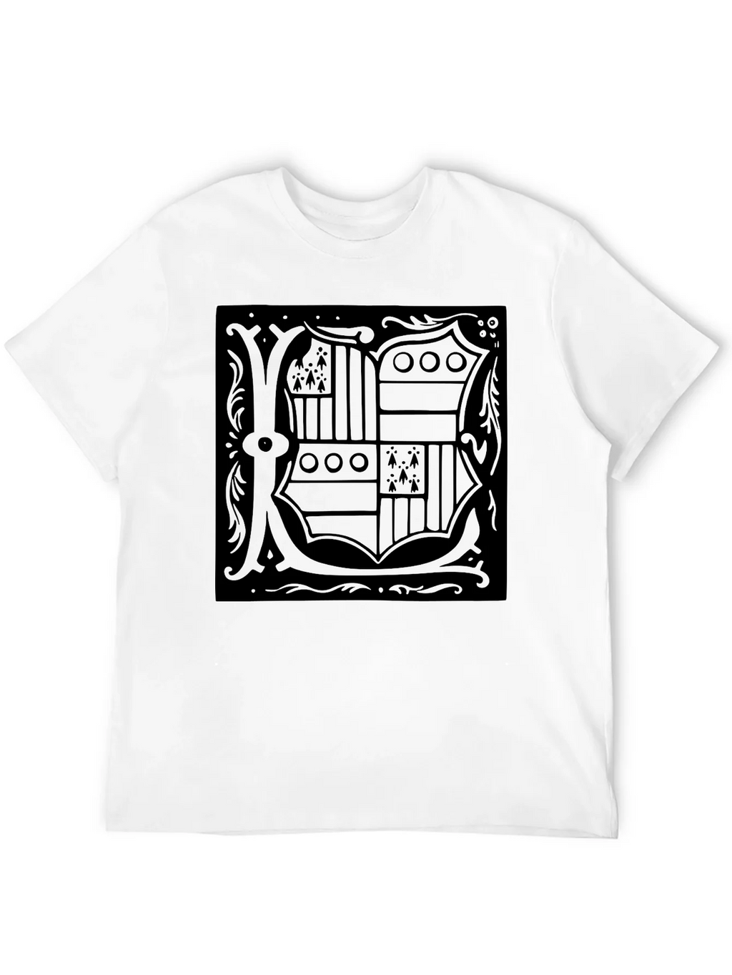 Monochrome Crest Graphic Tee product image 9