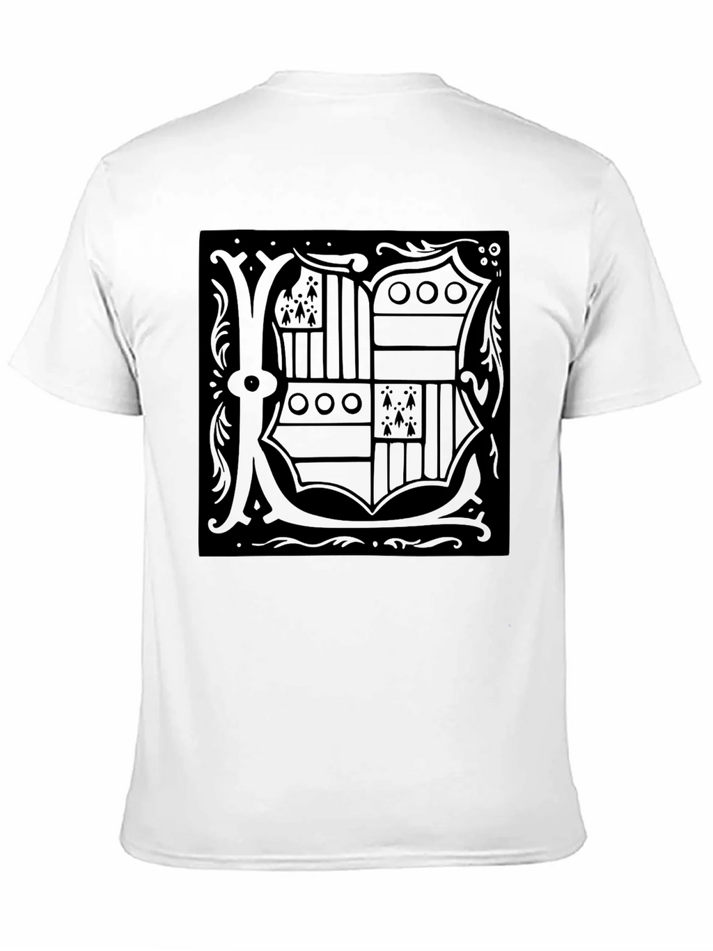 Monochrome Crest Graphic Tee product image 8