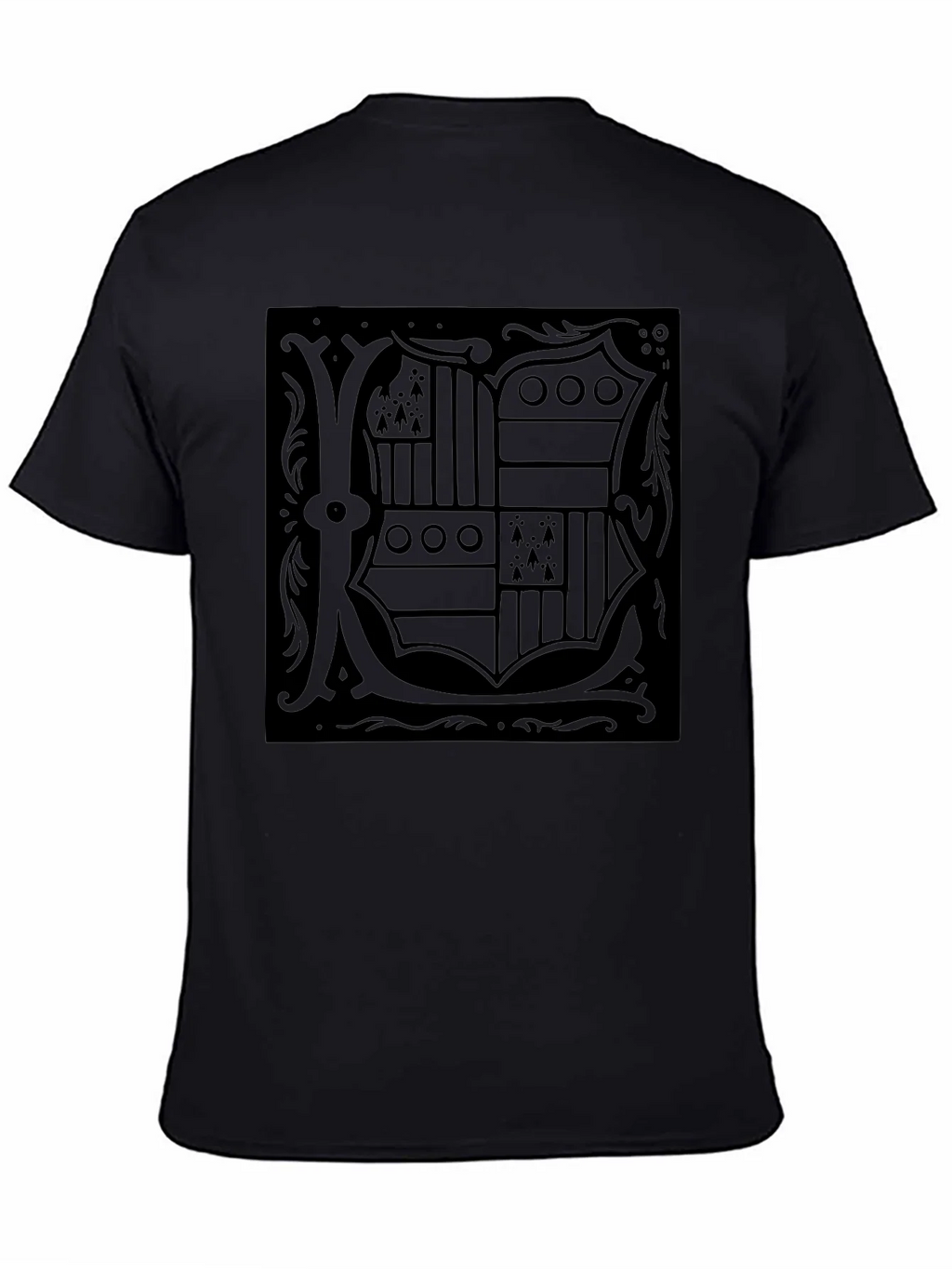 Monochrome Crest Graphic Tee product image 4
