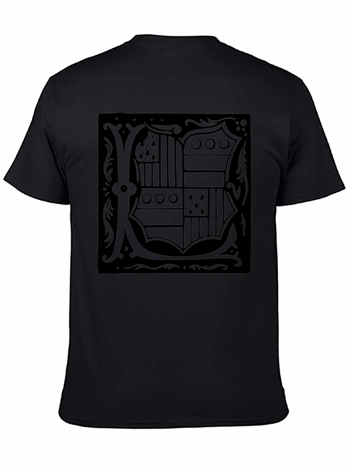 Monochrome Crest Graphic Tee product image 4