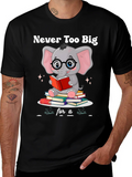 Never Too Big For A Book T-Shirt product image 1