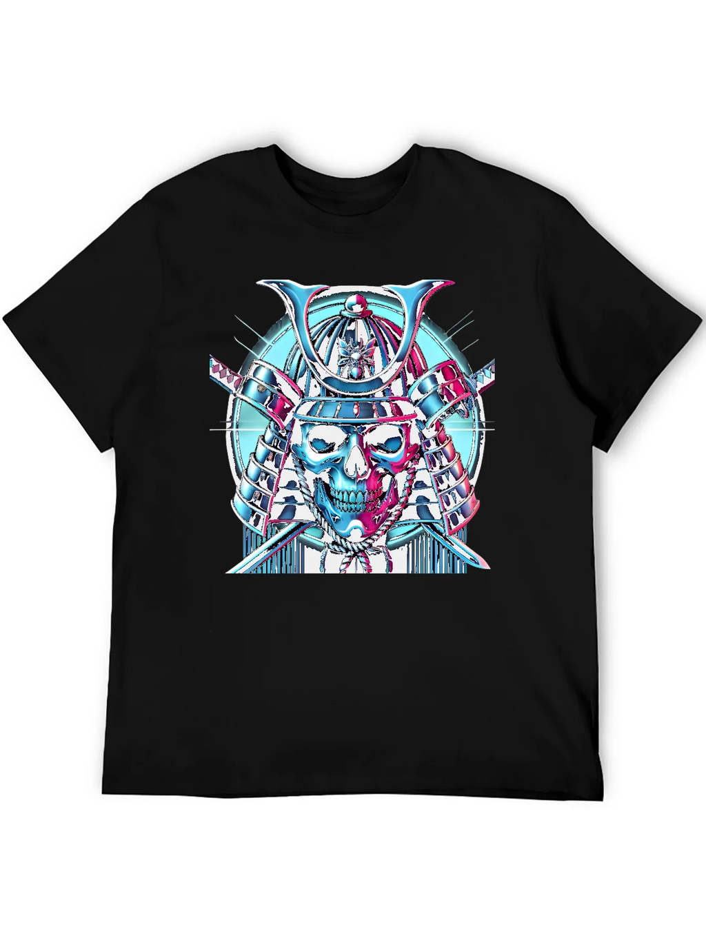 Samurai Skull Graphic T-Shirt product image 5