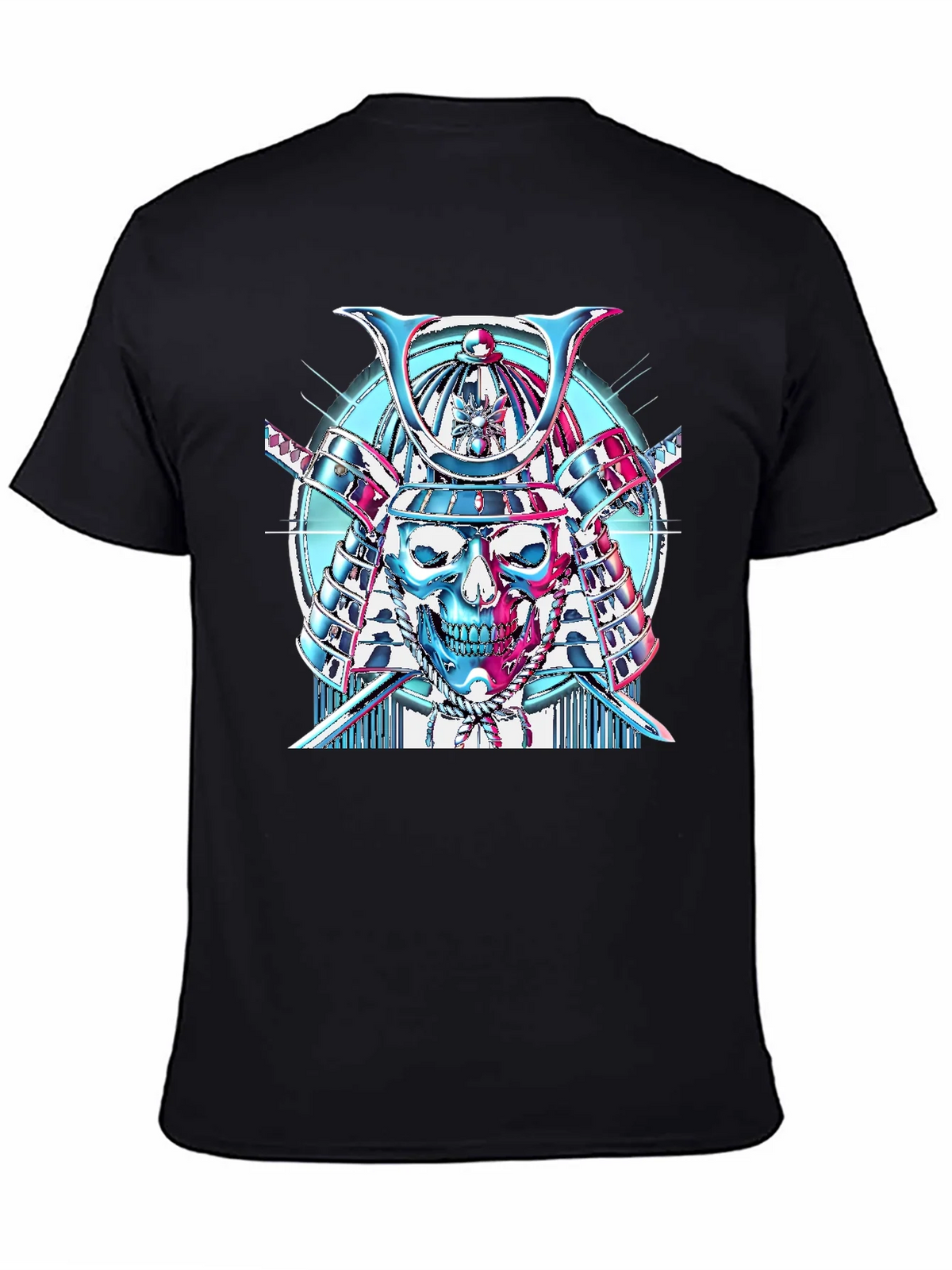 Samurai Skull Graphic T-Shirt product image 4