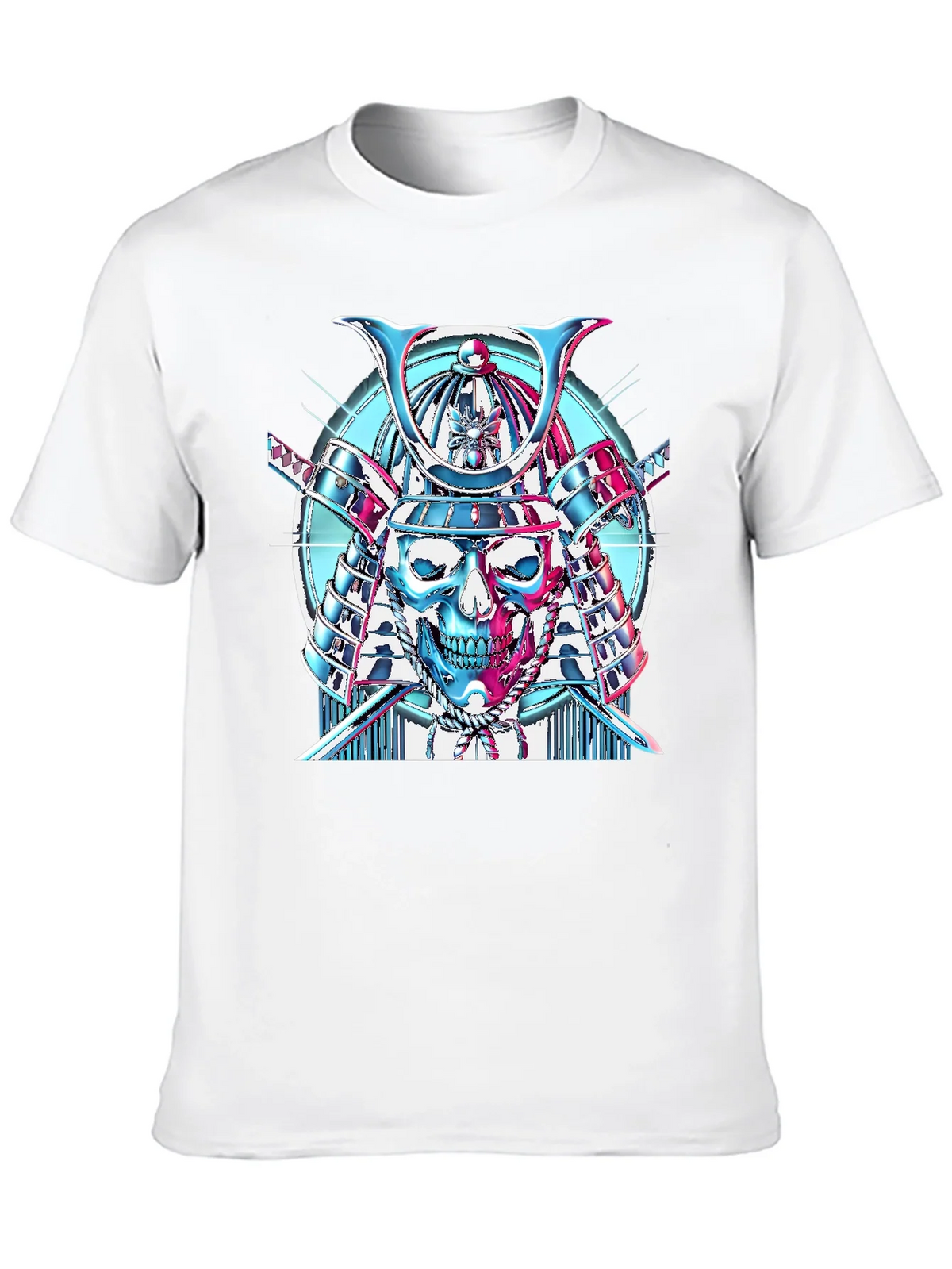 Samurai Skull Graphic T-Shirt product image 9
