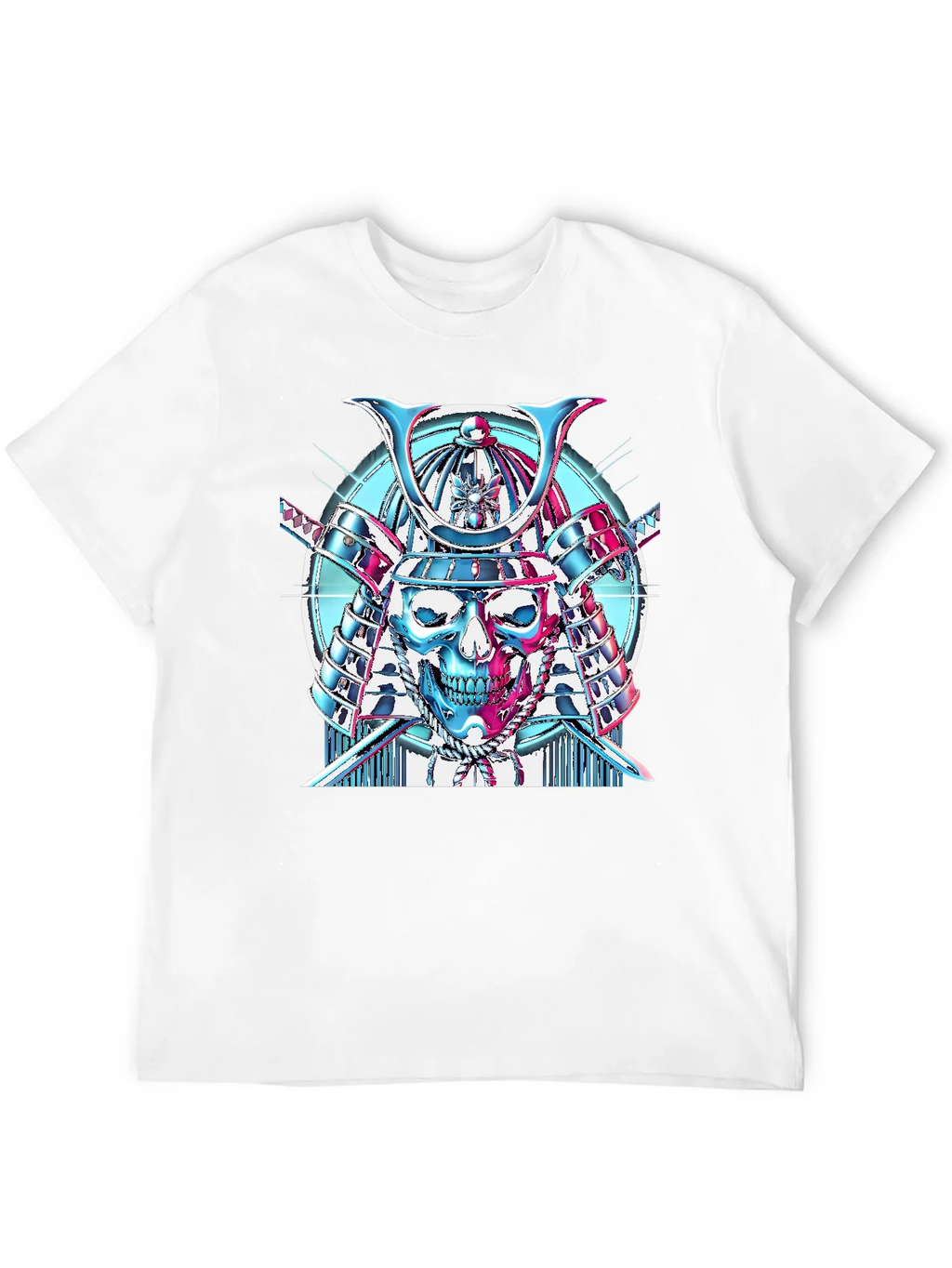 Samurai Skull Graphic T-Shirt product image 11