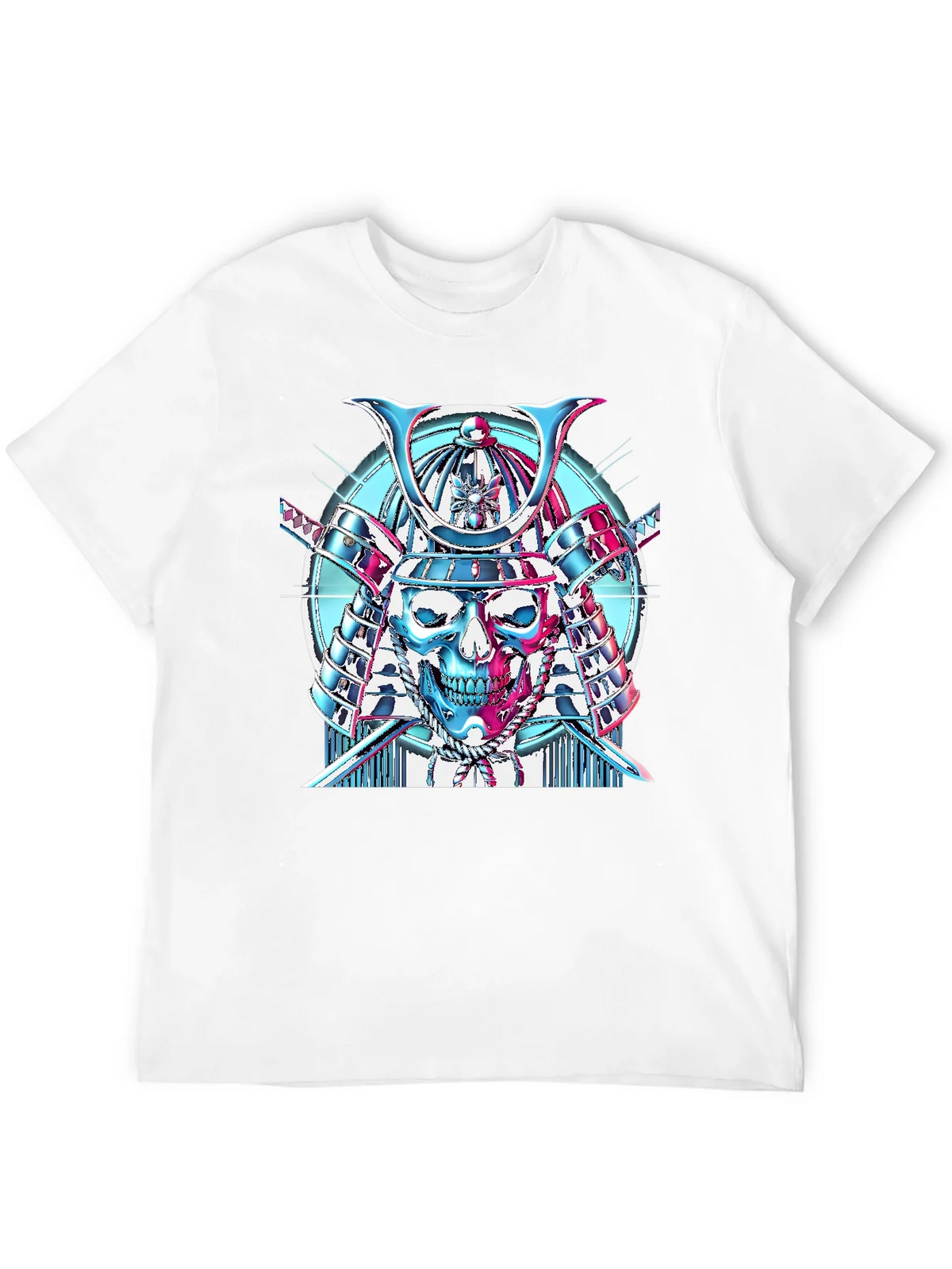 Samurai Skull Graphic T-Shirt product image 11