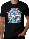 Samurai Skull Graphic T-Shirt product image 1