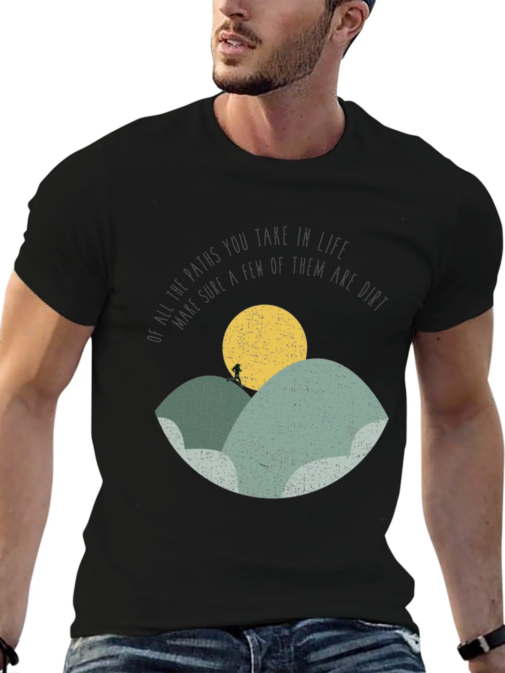 Motivational Hiker T-Shirt - Nature Inspired Design product image 6