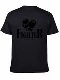 Fighter Boxing Gloves Graphic T-Shirt product image 1