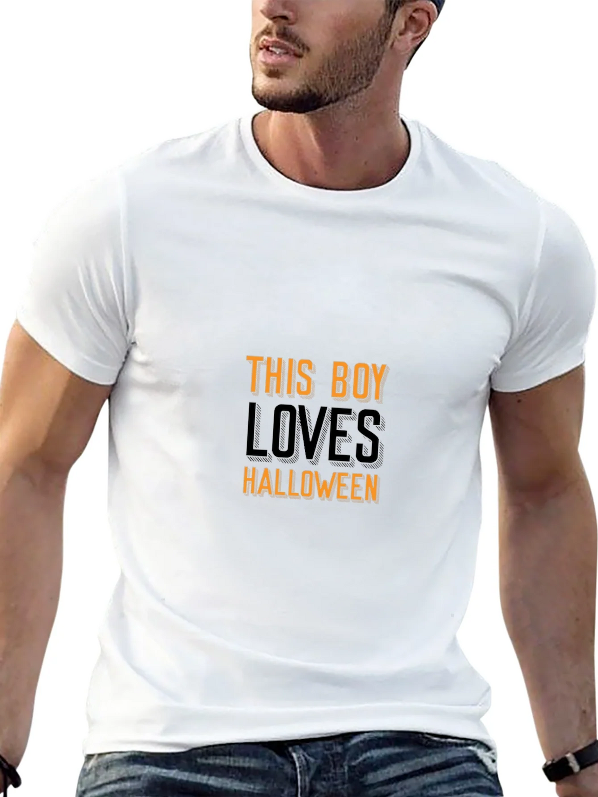 This Boy Loves Halloween Graphic Tee product image 12