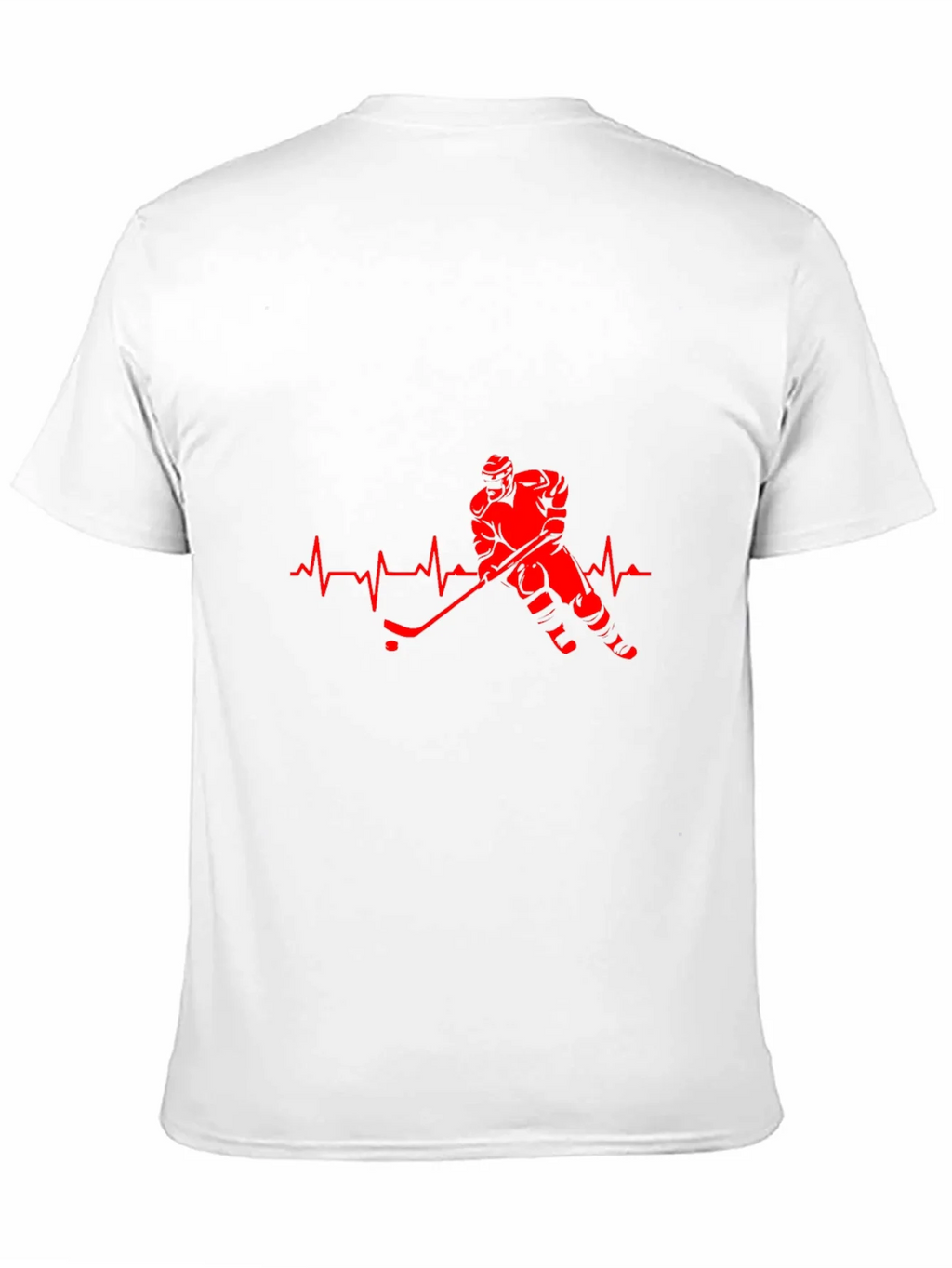 Hockey Heartbeat Black T-Shirt product image 10