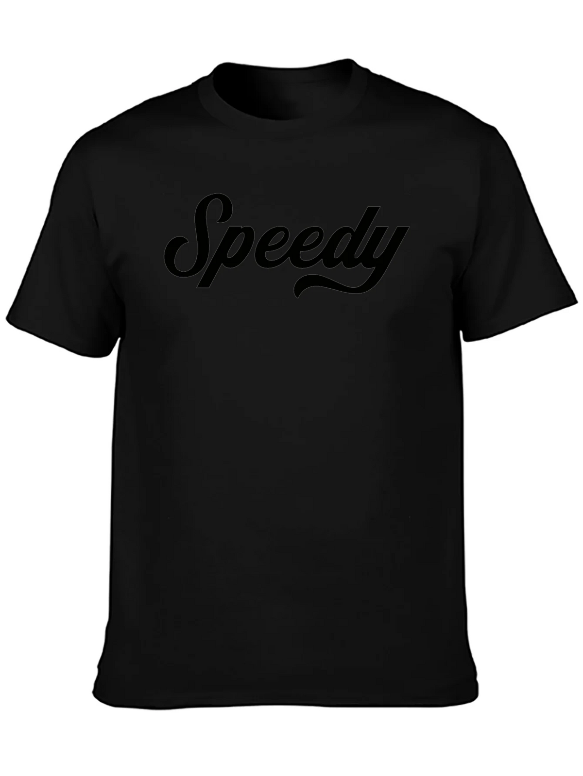 Speedy Graphic Tee - Premium Black Cotton T-Shirt product image 2